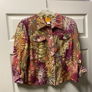 Ruby Rd 3/4 Roll Sleeve Jacket/Cover